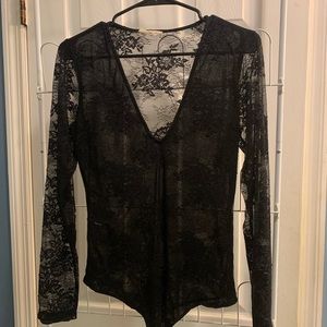 Lacey body suit (thong)